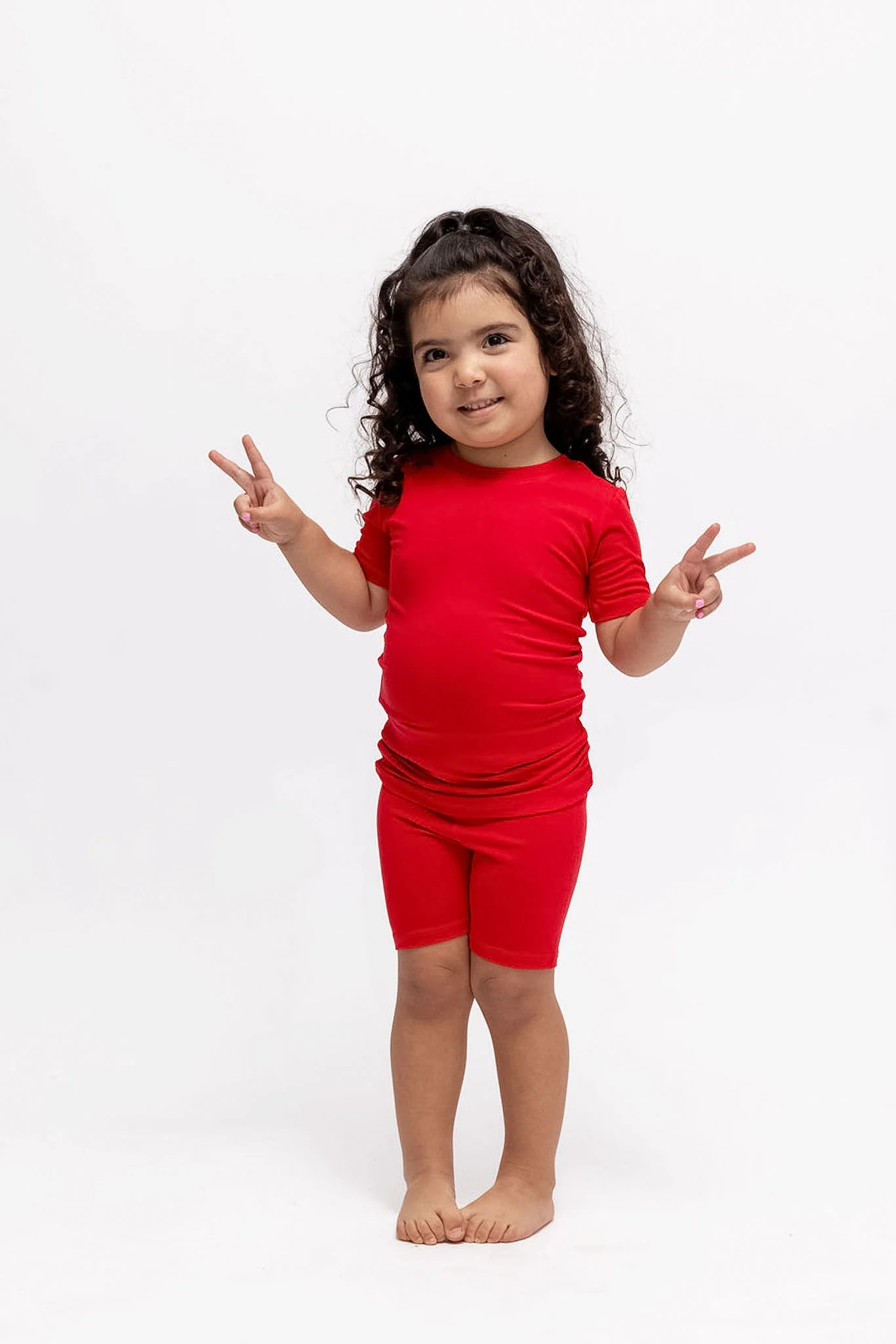Cherry - CloudBlend™ Short Sleeve Pajamas Set - Image 2